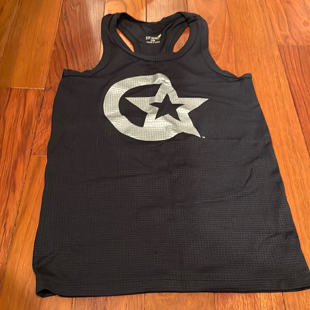 CYCLEBAR CycleStar branded pheel perforated tank top